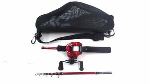 ●動作未確認 ジャンク Daiwa CP100 130 ダイワ バス ベイトリール セット 中古 釣具 左ハンドル