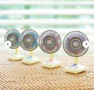ケンエレファント 昭和家電 ノスタルジックミニチュアコレクション 扇風機 4種セット 新品未使用品