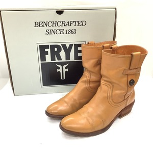 ♪♪ FRYE フライ レディース ショートブーツ SIZE 6.5（23.5cm） キャメル やや傷や汚れあり