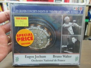 福2//3CD///未開封!!★PECO les grands concerts inedits du theatre des champs～／ヨッフム（Eugen Jochum）ワルター（Bruno Walter）