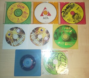 CD-ROM8枚セット 翻訳 ビデオ編集 Yahoo! AOL OCN ビデオスタジオ BUFFALO