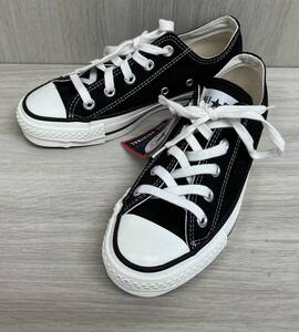 CONVERSE ALL STAR MADE IN JAPAN サイズ 4 コンバース オールスター ブラック レディース タグ付 ローカット キャンバス 靴 スニーカー