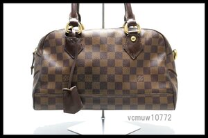 希少美中古■LOUIS VUITTON ダミエ ドゥオモ レザー ハンドバッグ ルイヴィトン■1121bc37-2D