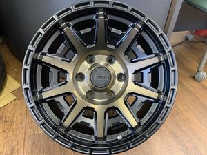 §新品！PPX D10X 17X8J+20 139.7-6H ブロンズ TOYO オープンカントリーR/T 265/70R17(265/70-17)ホワイトレター プラド FJ タコマ