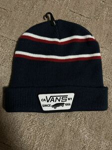 VANS beanie ネイビー