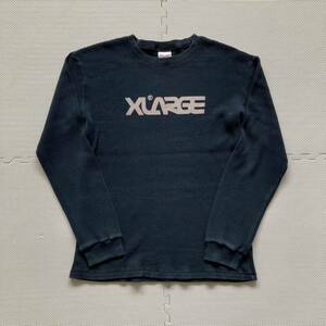 X-LARGE エクストララージ サーマル ロンT 長袖Tシャツ ブラック L