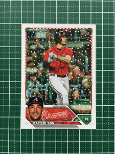 ★TOPPS MLB 2023 HOLIDAY #H97 MATT OLSON［ATLANTA BRAVES］ベースカード「BASE」★