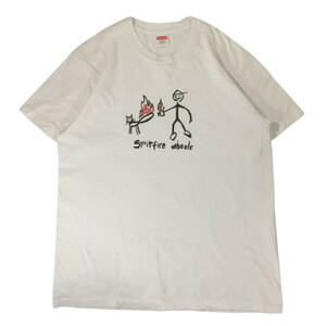 Supreme シュプリーム Tシャツ Spitfire Cat Tee スピットファイア キャット ホワイト 白 半袖 L