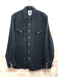 Lee×WACKO MARIA リー 24SS DENIM WESTERN SHIRT ブラック M 111408081