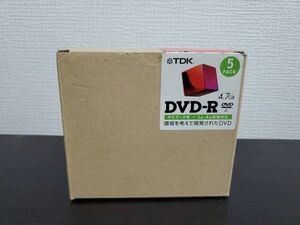 【値下】TDK DVD-R　DVD-R47EX5G　4.7GB　PCデータ用1〜4倍 5枚セット