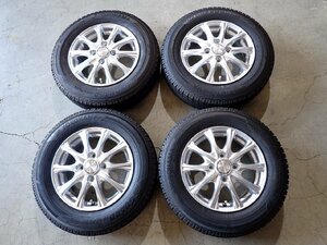 YS10551【送料無料145/80R13】モコ MRワゴン タント スペーシア N-BOXなどに ヨコハマ 中古スタッドレス ▼13×4J 100/4H ET45▼