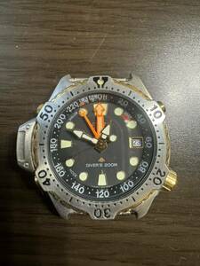 ジャンク　動作未確認　CITIZEN シチズン 5862-F80103 DIVER