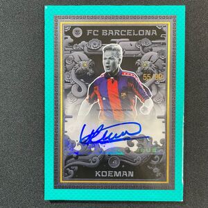 2023-24 Topps Barcelona Year Of The Dragon Ronald Koeman Auto /99 直筆サインカード ロナルド・クーマン