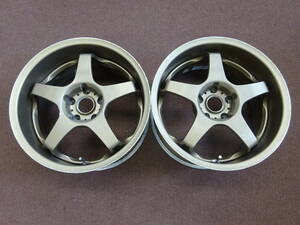 A-66　エンケイ サーキュラー　★17×9J ET22 PCD114.3 5H 2本★　ENKEI　極太　人気商品　GT-R　Racing sports car　ドリ車　等に是非　！