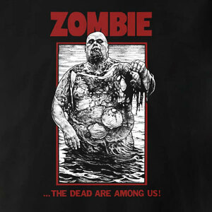 Tシャツ【ZOMBIE】ゾンビ / サンゲリア (...THE DEAD ARE AMONG US!) ルチオ・フルチ / OT-408