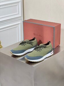 Loro Piana　ロロピアーナ　靴　メンズ　スニーカー　スポーツシューズ　ウール使用　軽い　39-44　サイズ選択可能　新品