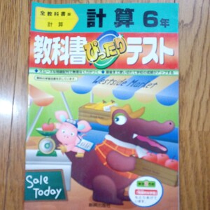 (値段相談可) 計算６年 教科書ぴったりテスト