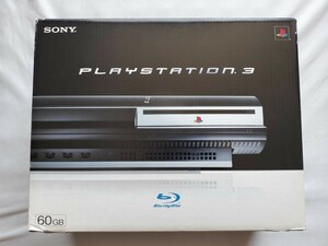 良品 PS3 本体 コントローラー 外箱　厚型 初期型 CECHA00 ブラック プレステ3 PlayStation3 SONY ソニー MADE IN JAPAN 日本製　封印有り