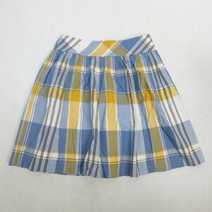 D■バーバリーブルーレーベル/BURBERRY BLUE LABEL チェック柄スカート■【36】LADIES/132【中古】