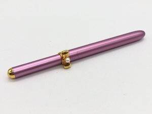 ■【YS-1】 ミキモト MIKIMOTO リップブラシ ■ ピンク系 12,5cm 【同梱可能商品】K■