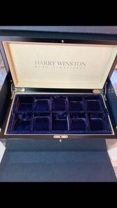 本物ハリーウィンストンHARRYWINSTON純正ボックス腕時計10本収納ケース他ダイヤモンドジュエリーなども収納可能です。極美品