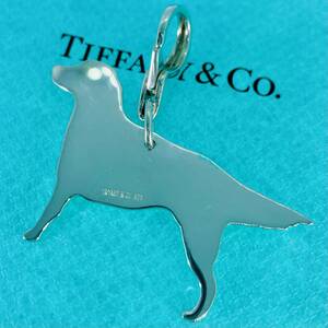 希少 ティファニー キーホルダー 犬 ドッグ チャーム 小物 シルバー TIFFANY&Co.★743