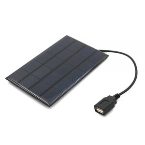 TZX127★太陽エネルギー★充電器★5 v 2 w 　ソーラーパネル太陽電池充電器　 屋外バッテリー充電器　ポリシリコンポータブル