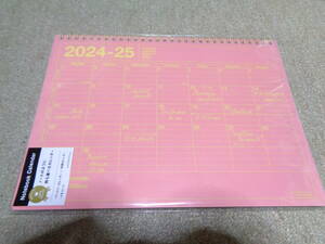 ノートブック カレンダー M ネオンピンク 2024.03-2025.03 マークス スケジュール帳 