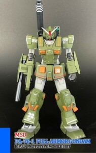 HG FA-78-1 FULL ARMOR GUNDAM フルアーマーガンダム完成品【徹底改修+おまけ付】