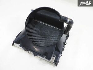 希少!! ARC FC3S サバンナ RX-7 RX7 後期 13B-T アルミ製 ラジエーター コア 軽量 ファンシュラウド カバー付き 即納