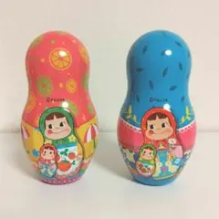 ペコちゃん マトリョーシカ缶 おまけ付き