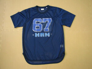 CG15＊Mサイズ 美品 ハリウッドランチマーケット メッシュTシャツ フットボールT H.R.REMAKE　HRM　加工