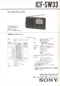 BCL★希少ベリカード★ラジオ・カイロ★RADIO CAIRO＋おまけ★SONY★ソニー★PLLシンセサイザーレシーバー★ICF-SW33サービスマニュアル付