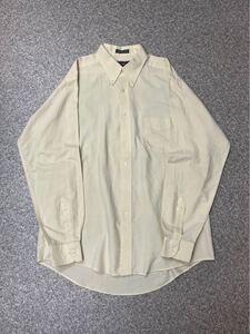 DAVID tailor 古着 90s ボタンダウン オックスフォード 長袖シャツ ビンテージ ワイシャツ Shirt オールド used OLD 襤褸 ボロ 毛玉あり