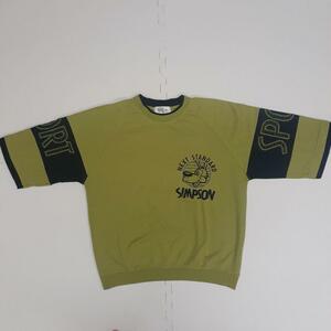 SIMPSON シンプソン Tシャツ 半袖 グリーン Mサイズ