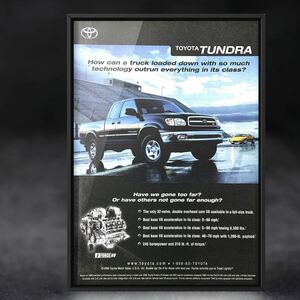 USA 当時物 トヨタ 初代 タンドラ 広告 / ポスター TUNDRA XK30 XK40 トヨタタンドラ ホイール マフラー グリル ヘッドライト トノカバー