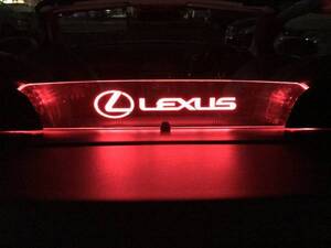 valkyrie style レクサス SC430 / 40ソアラ / UZZ40 専用 LED ウィンドディフレクター LEXUS .LEDレッド　リモコン付き