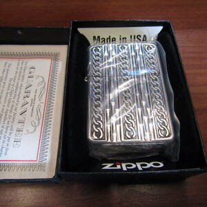 ジッポ zippo アーマー Armor 両面 チェーン 2004年