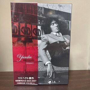 未開封品 リスペクト優作 松田優作DVD-BOX2007 YUSAKU MATSUDA RESPECT 人間の証明 蘇える金狼 野獣死すべし 探偵物語 現状品