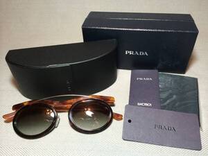 訳有 新品本物 プラダ コレクション サングラス ブラウン 茶 PRADA f