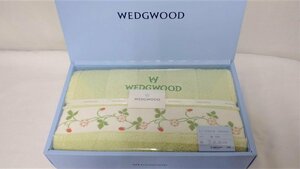 ▽WEDGWOOD ウエッジウッド バスタオル 綿100% 60X120cm グリーン WW4050 未使用▽007991