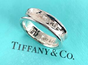 ★極美品★ TIFFANY & Co. ティファニィー ナローリング・シルバー925 刻印 21号〜22号