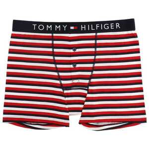 TOMMY HILFIGER トミーヒルフィガー COTTON BUTTON FLY BOXER コットン ボタンフライ 前開き ボクサーパンツ 53312260 GLOBAL STRIPE M