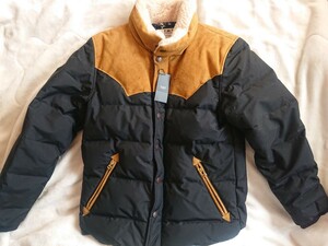 TMT 15AW LEATHER COMBINATION DOWN JACKET Mサイズ レザーコンビダウンジャケット 