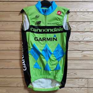 支給品　サーマルベスト　Cannondale GARMIN　キャノンデール　ガーミン New Balance　サイクルジャージ　ロードバイク CASTELLI　自転車