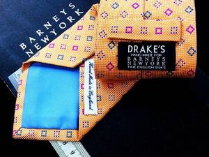 ♪*:.*:№Y5804【美品】ドレイクス【DRAKE’s】× バーニーズニューヨークのネクタイ