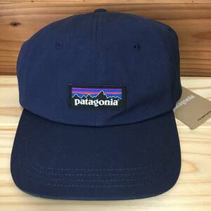 新品 patagonia パタゴニア P-6 ラベル トラッド キャップ ネイビー 紺 cap 帽子 キャンプ アウトドア ベースボールキャップ