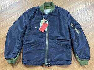 未使用品 MFSC ミスターフリーダム シュガーケーン SC13182 HELO JACKET NAVY フライト ジャケット ミリタリー サイズM