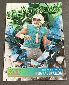 2021 Panini Score Breakthrough Tua Tagovailoa No.B11 Dolphins NFL トゥア・タゴヴァイロア インサート　ドルフィンズ　パニーニ