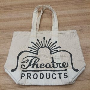 ◇ THEATRE PRODUCTS シアタープロダクツ コットンキャンパス　ブランドのイラスト トートバック アイボリー レディース E